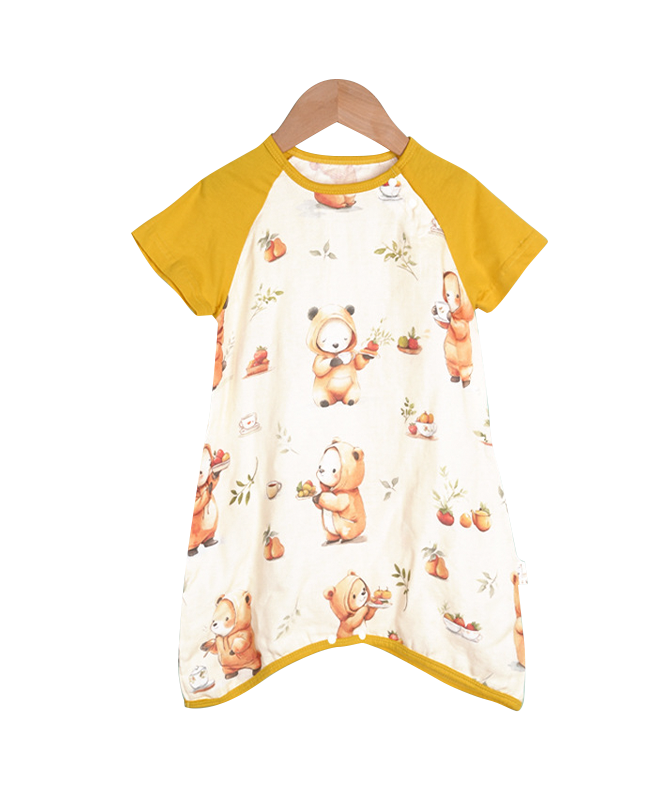 Children's Bamboo Cotton Two-Way Sleep Dress