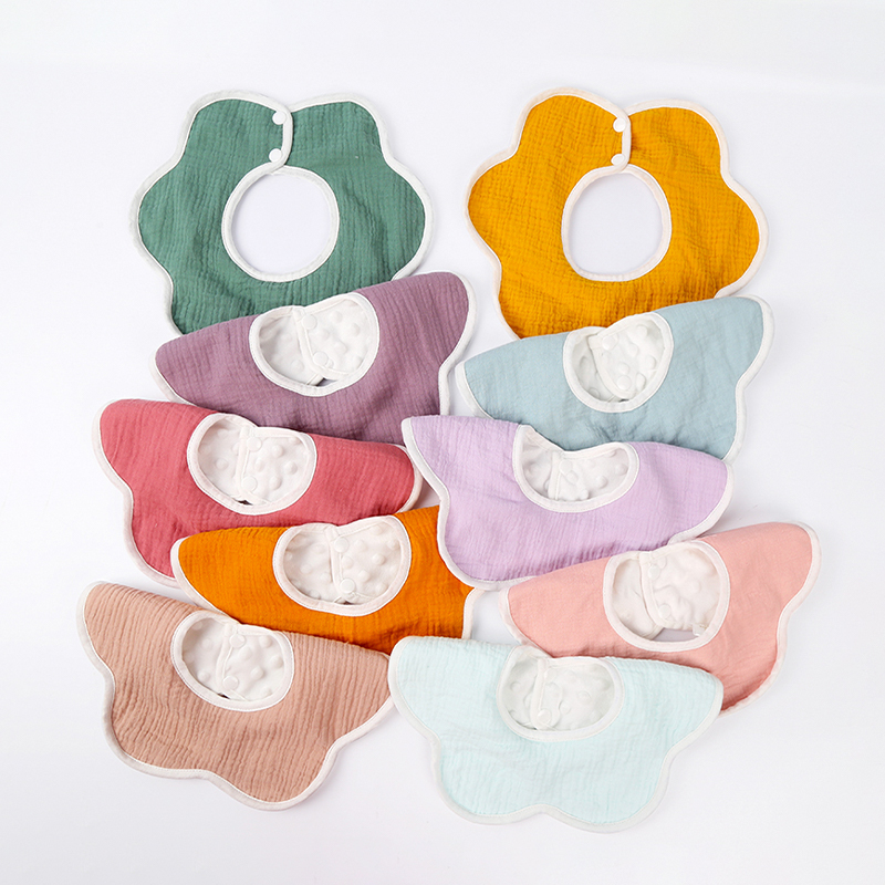Pure Dot Velvet Petal Bib