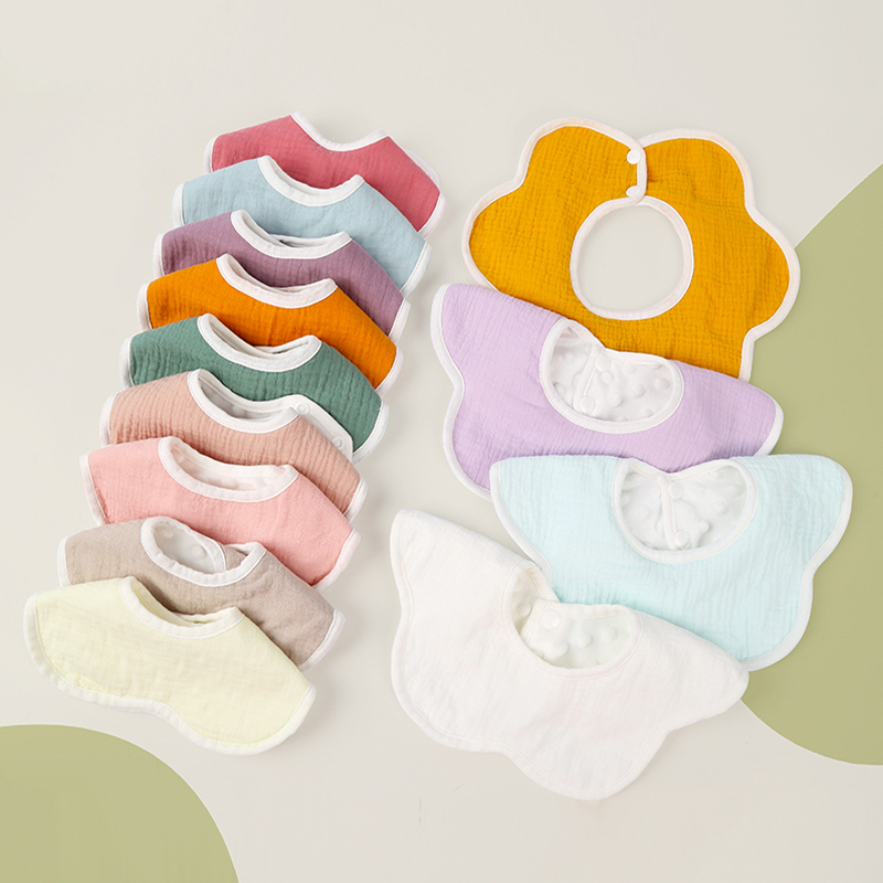 Pure Dot Velvet Petal Bib