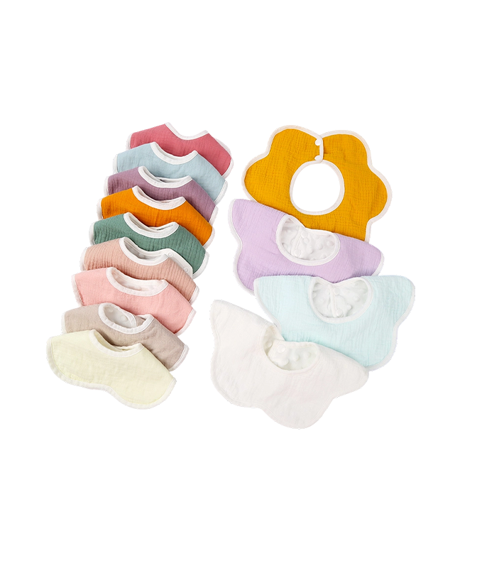 Pure Dot Velvet Petal Bib