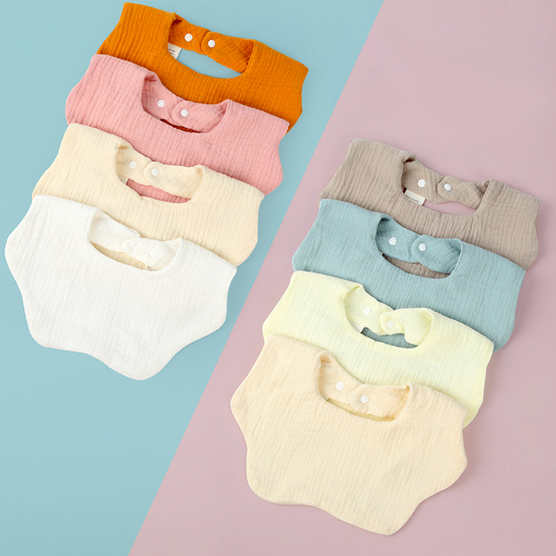 Seamless Pure Cotton Petal Bib