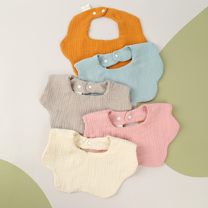 Seamless Pure Cotton Petal Bib