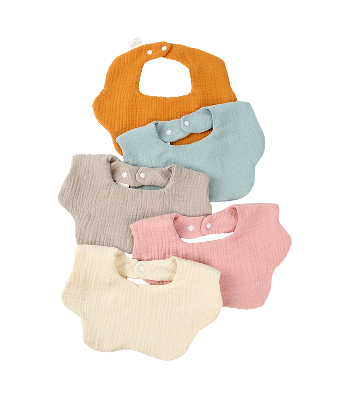 Seamless Pure Cotton Petal Bib