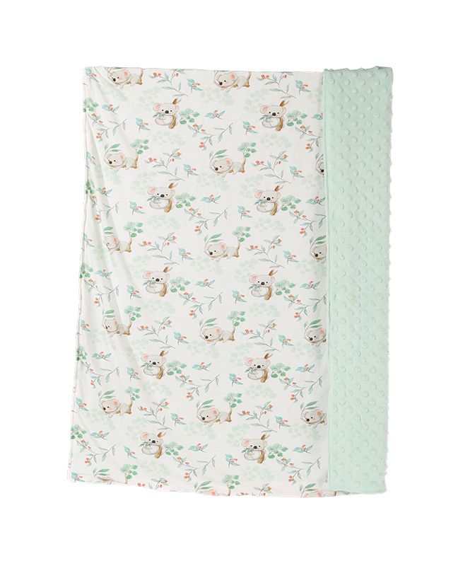 Bamboo Fiber Dot Velvet Blanket