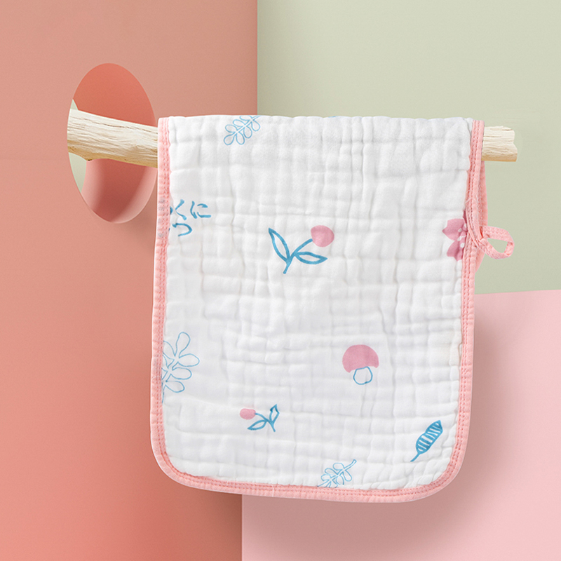 Colored Edge Gauze Towel