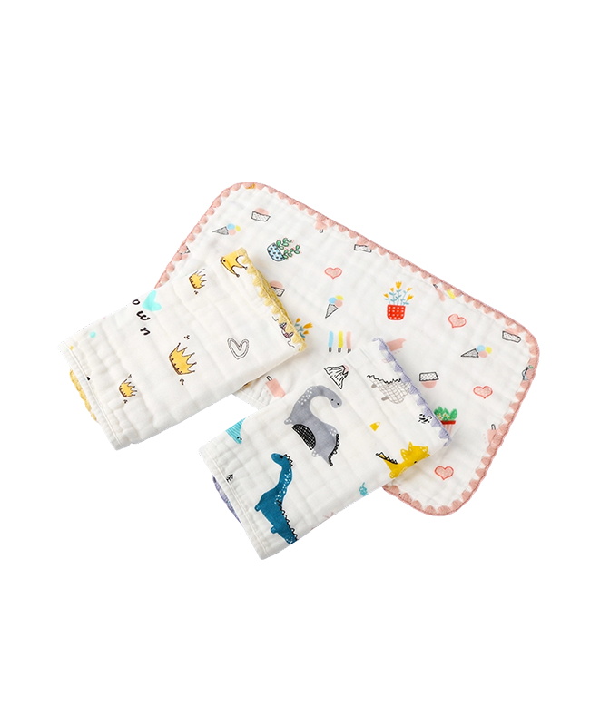 Printed Square Flat Pillow