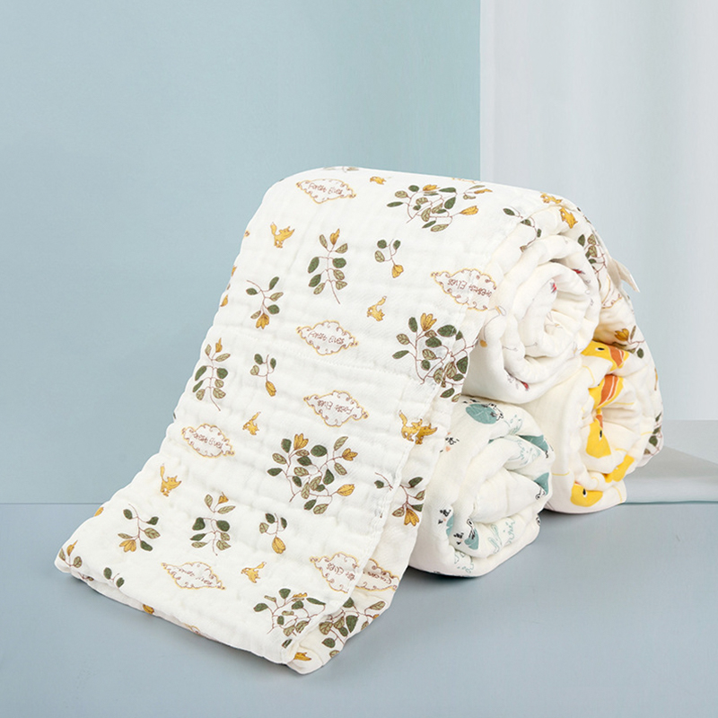 6-Layer Washed Gauze Seamless Bath Towel