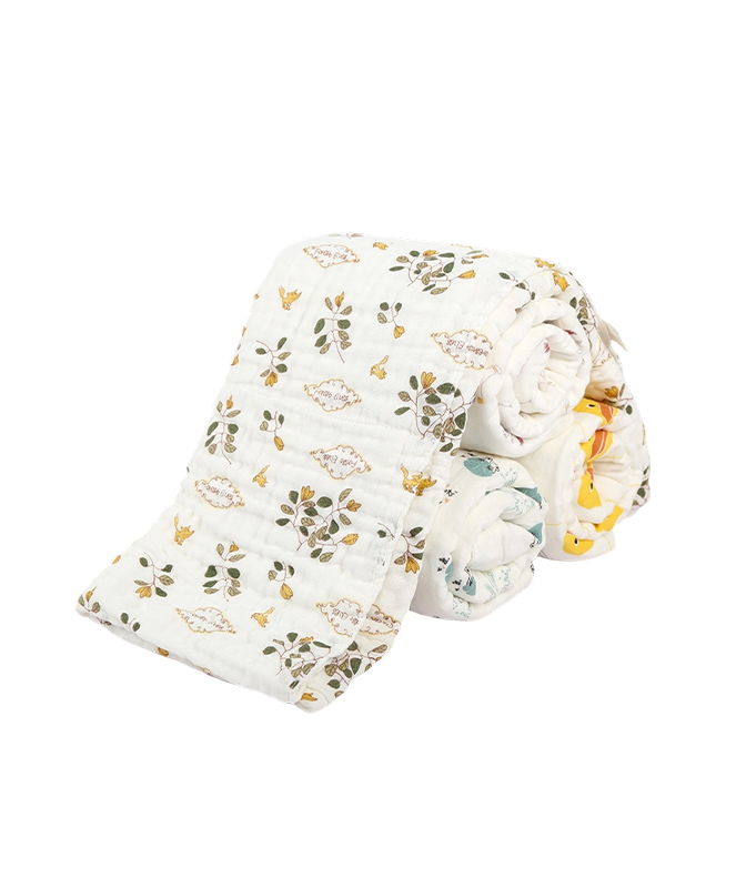 6-Layer Washed Gauze Seamless Bath Towel