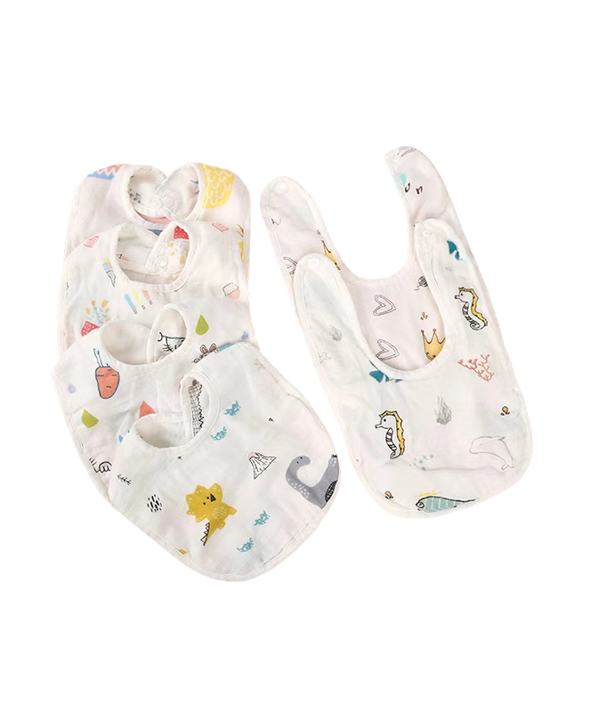 8-Layer Gauze U-shaped Bib