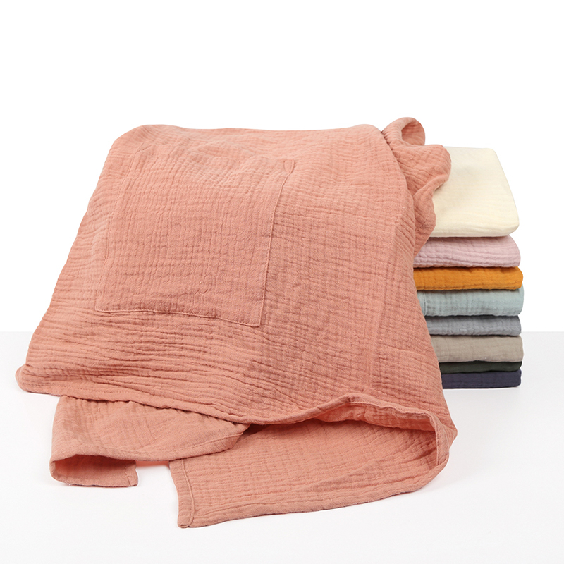 Candy-Colored Muslin Nursing Cover