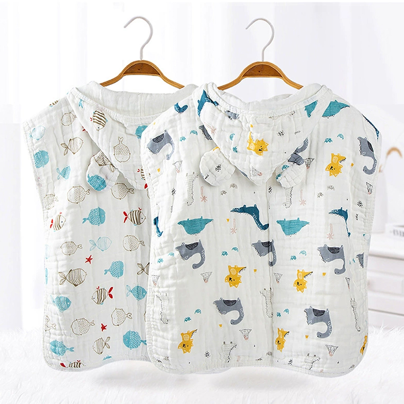 Cape Style Gauze Bath Towel