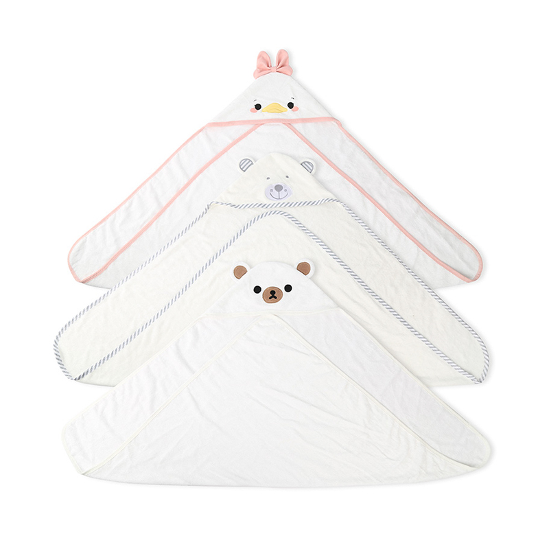 Cartoon Print Hooded Blanket