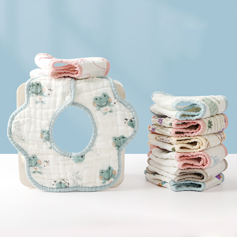 Colored Edge Petal Bib Colored Edge Petal Bib