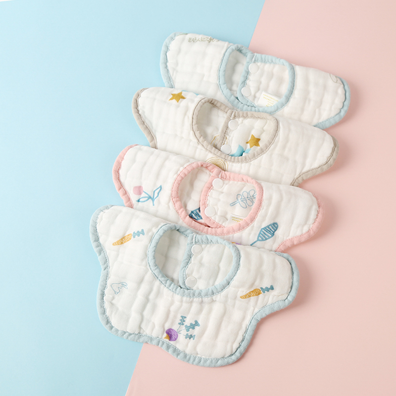 Colored Edge Petal Bib Colored Edge Petal Bib