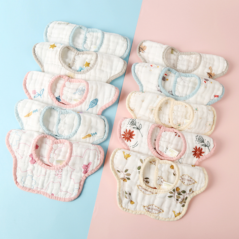 Colored Edge Petal Bib Colored Edge Petal Bib