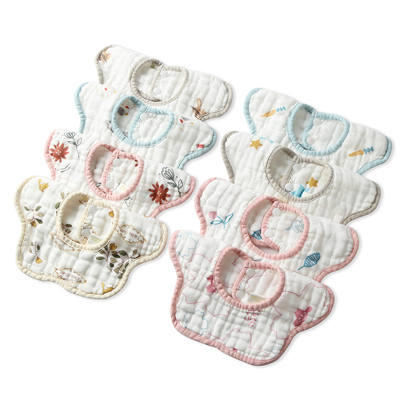 Colored Edge Petal Bib Colored Edge Petal Bib