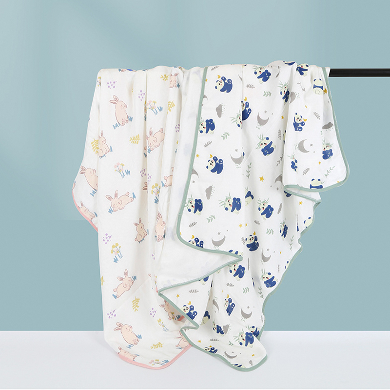 Gauze Bath Towel And Bamboo Cotton Blanket