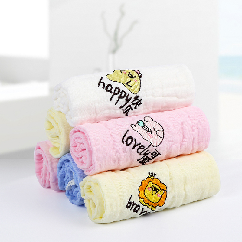 Embroidered Square Towel