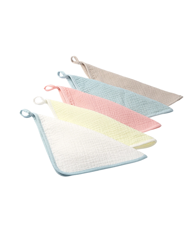 Muslin Pure Color Square Towel