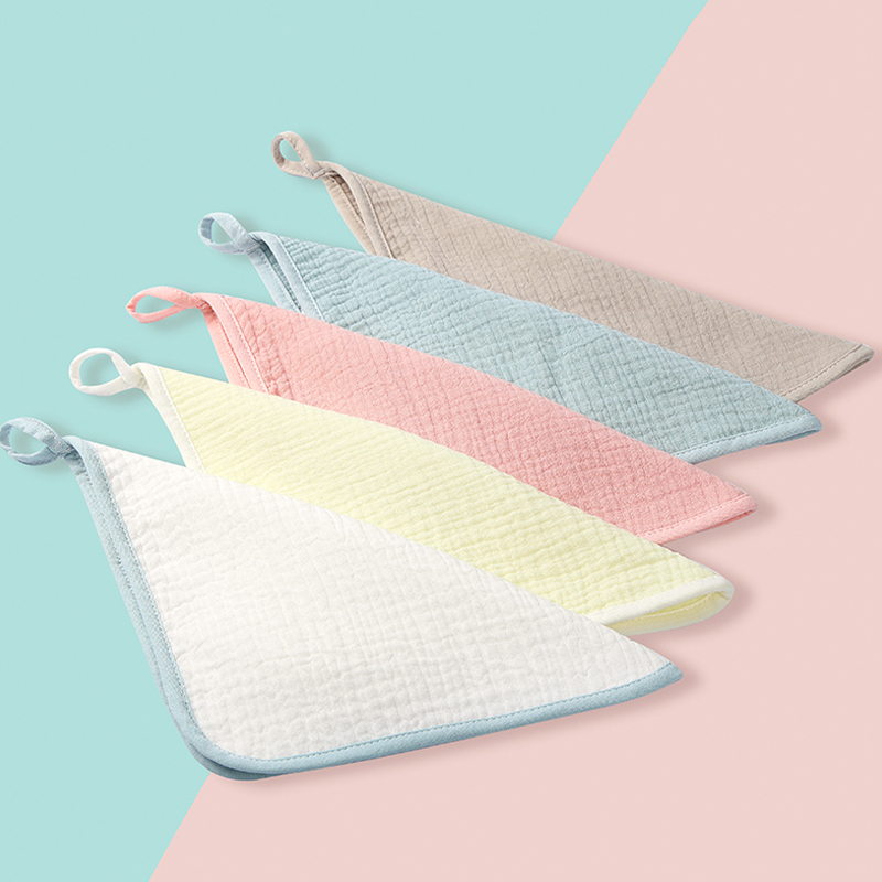 Muslin Pure Color Square Towel
