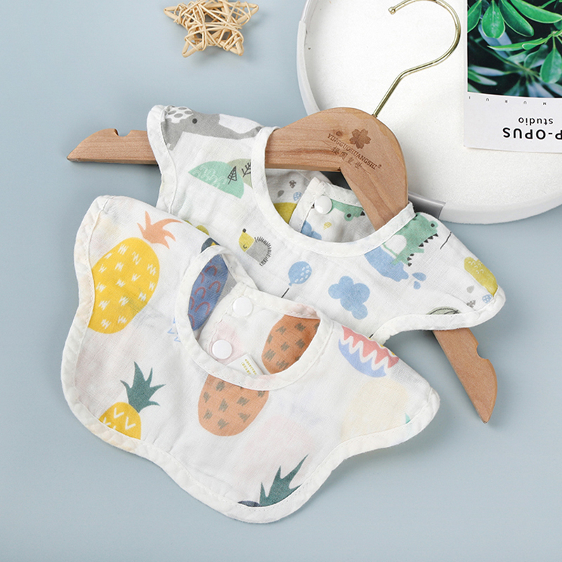 Four-Layer Gauze Petal Bib Four-Layer Gauze Petal Bib