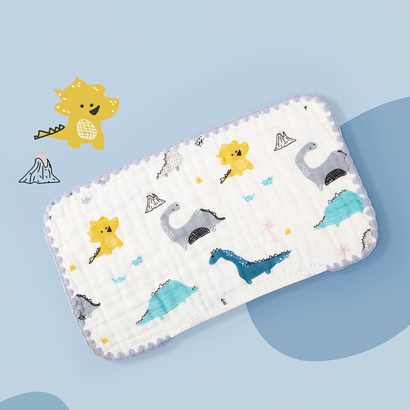 Printed Square Flat Pillow