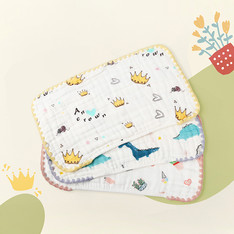 Printed Square Flat Pillow