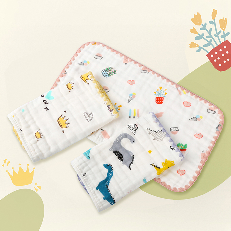 Printed Square Flat Pillow