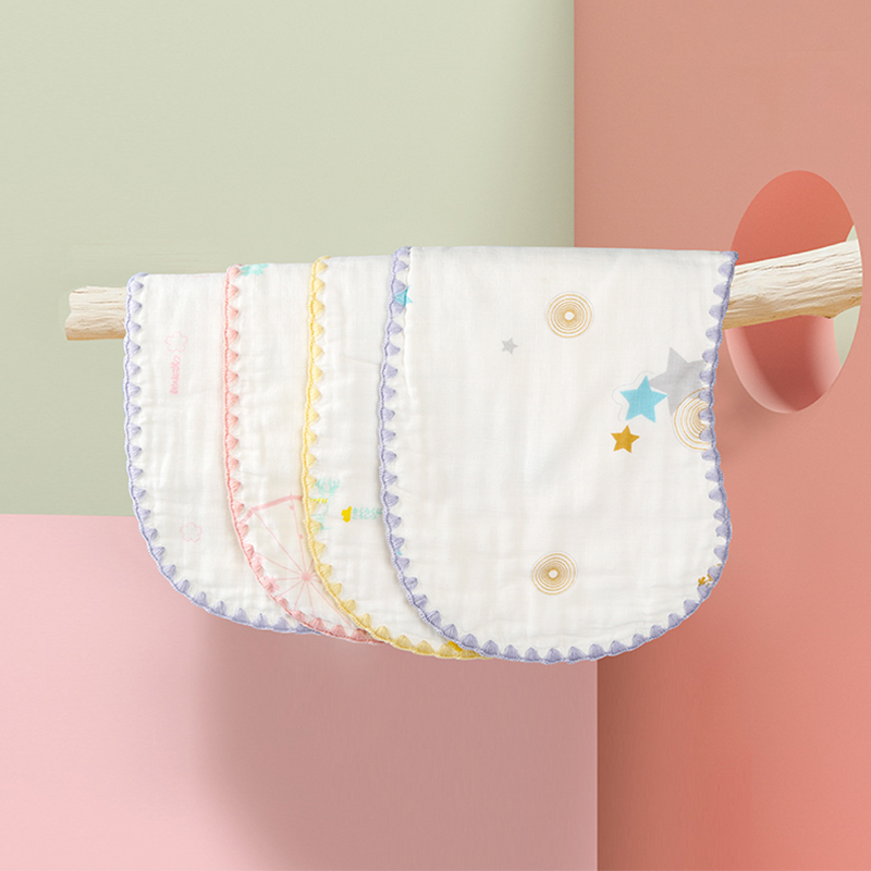 Colored Edge Printed Flat Pillow