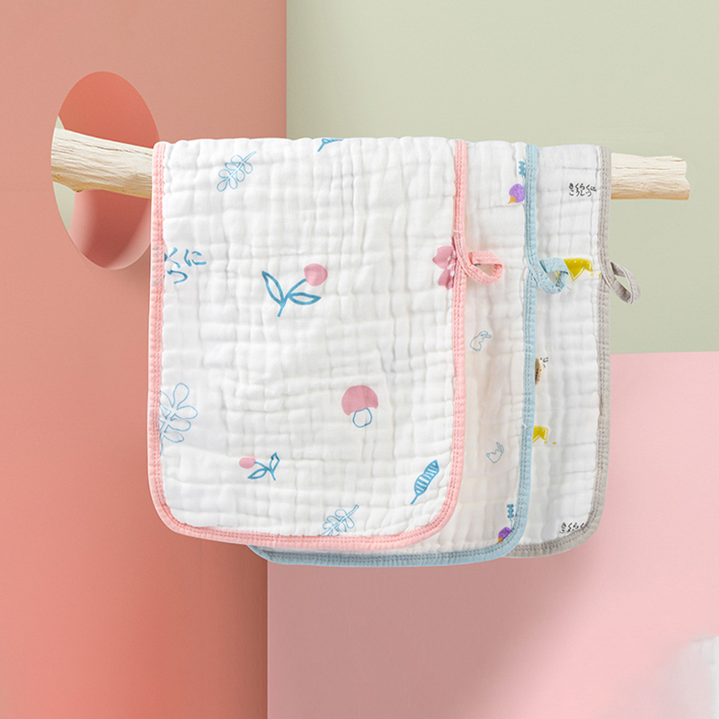 Colored Edge Gauze Towel