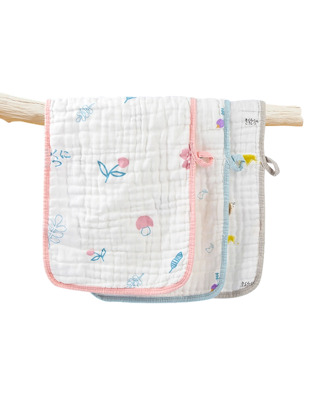 Colored Edge Gauze Towel