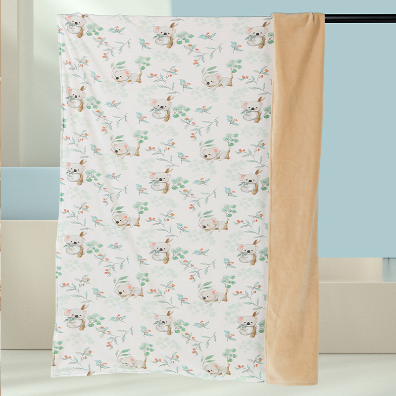 Antibacterial Bamboo Fiber Crystal Soft Blanket