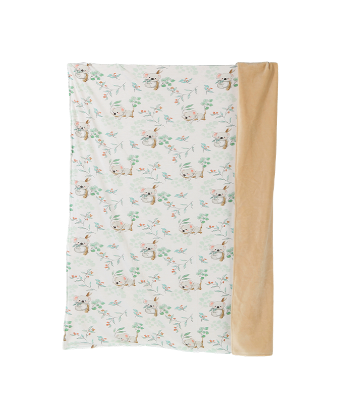 Antibacterial Bamboo Fiber Crystal Soft Blanket