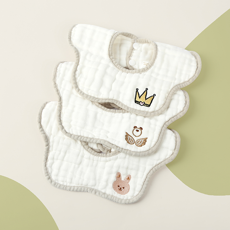 Embroidered Petal Bib Embroidered Petal Bib