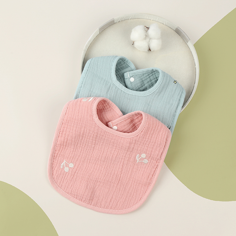 Embroidered U-Shaped Bib Embroidered U-Shaped Bib