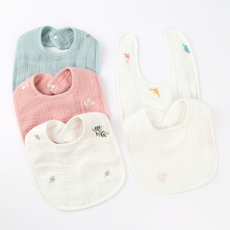 Embroidered U-Shaped Bib Embroidered U-Shaped Bib