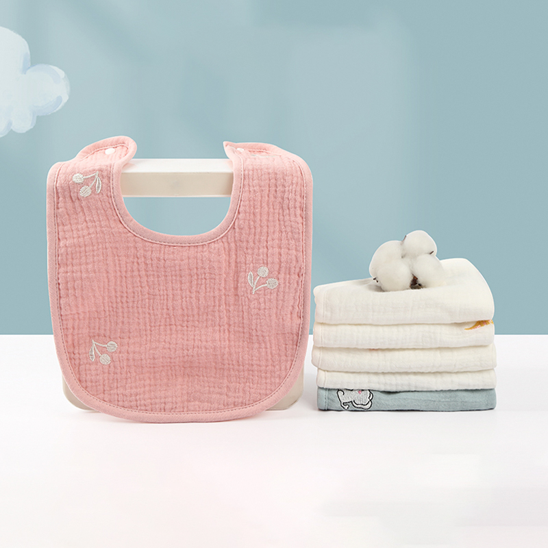 Embroidered U-Shaped Bib Embroidered U-Shaped Bib