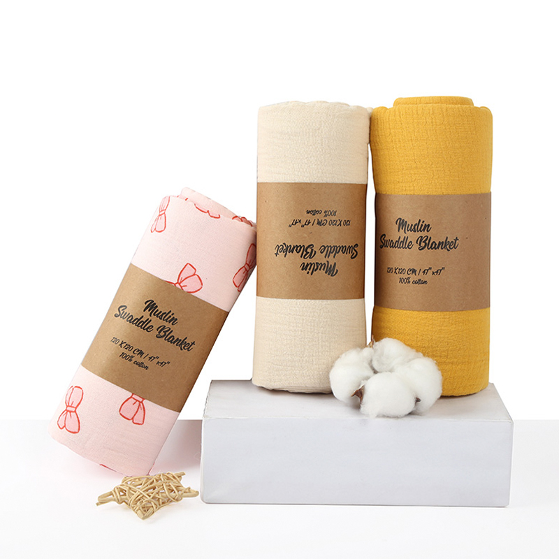 Multifunctional Bamboo Cotton/Pure Cotton Swaddle Blanket