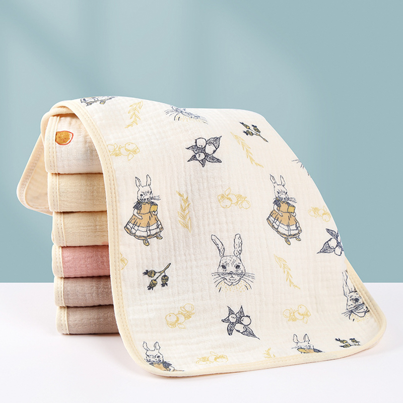 Muslin Embroidered U-Shaped Bib Muslin Embroidered U-Shaped Bib