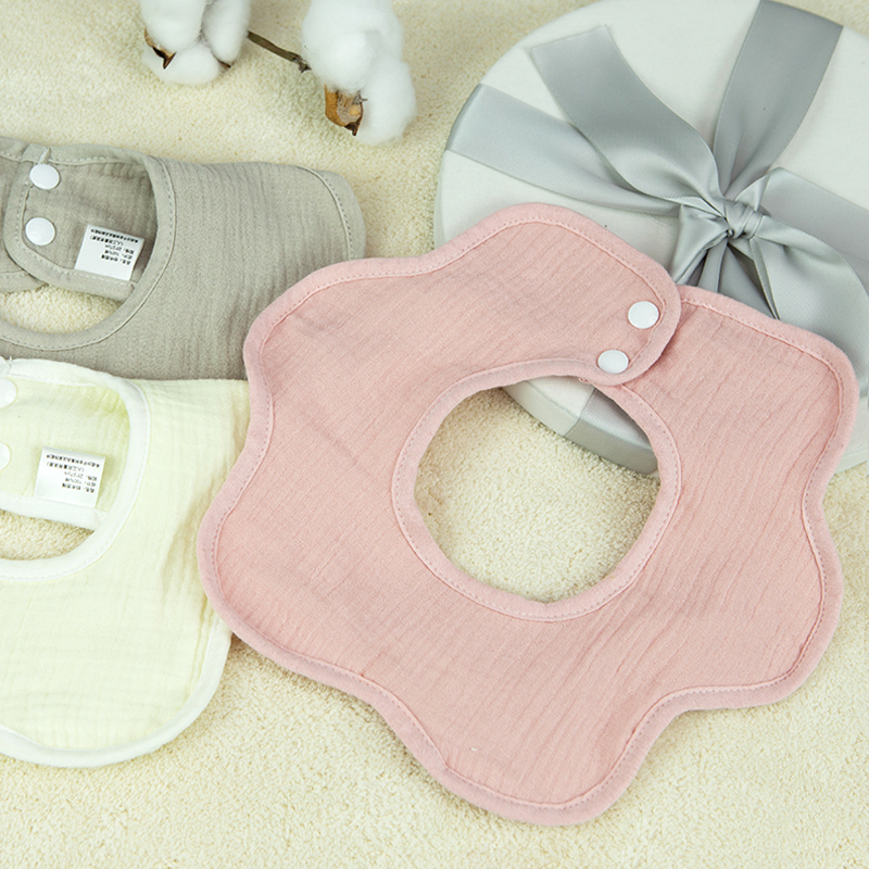 Muslin Petal Bib
