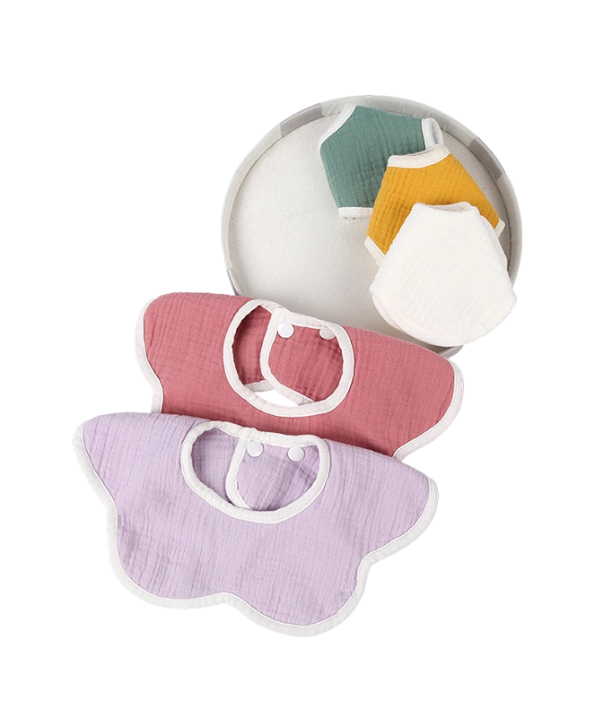 Muslin Waterproof Petal Bib