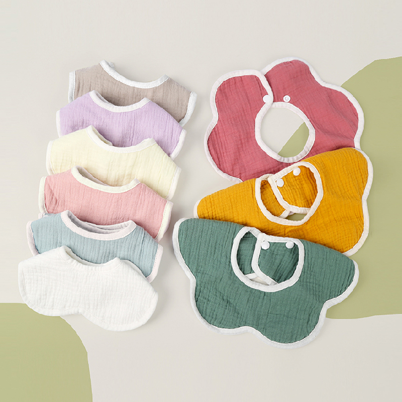 Muslin Waterproof Petal Bib Muslin Waterproof Petal Bib
