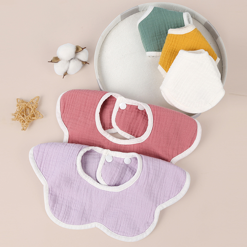 Muslin Waterproof Petal Bib Muslin Waterproof Petal Bib