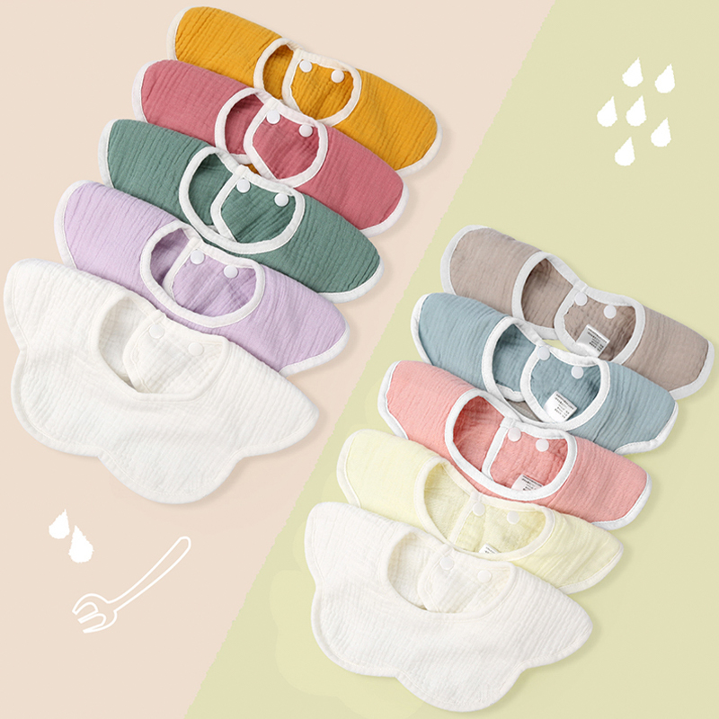 Muslin Waterproof Petal Bib Muslin Waterproof Petal Bib