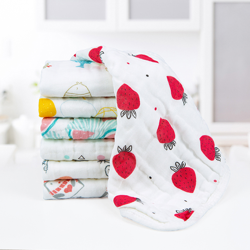 Printed Washed Square Towel