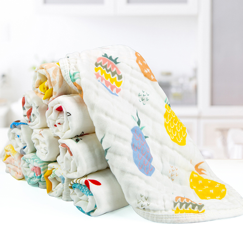 Printed Washed Square Towel