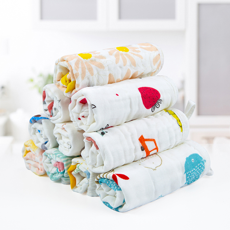 Printed Washed Square Towel