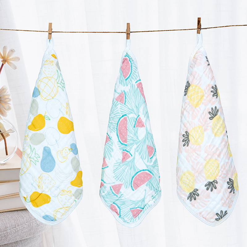 Printed Washed Square Towel