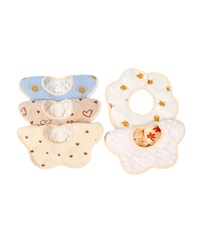 Seamless Printed Petal Bib