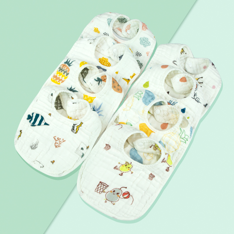 Ten-Layer Gauze U-Shaped Bib Ten-Layer Gauze U-Shaped Bib